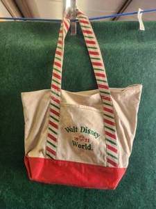 lot 21 image: Vintage Walt Disney World cloth bag - 1971