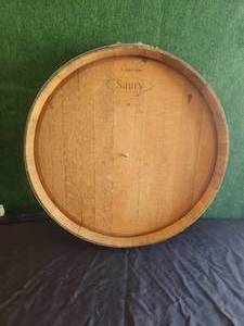 lot 32 image: Saury wine barrel end