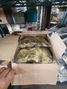lot 69 image: Generous selection of circular bracelets for jewelry making - 4 bags - 5 gross per bag