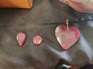 lot 122 image: Generous selection of glassclay beads for jewelry and craft making