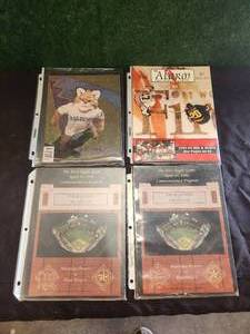 lot 129 image: Selection of Programs - Texas Rangers, Diamondbacks, and Fort Worth Fire