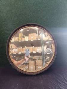 lot 177 image: Wine barrel end with mirror