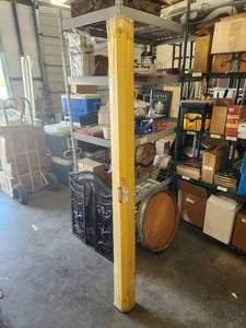 lot 217 image: Uline - H-2309Y - 6 plastic yellow parking stop