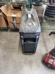 lot 213 image: Computer tower with some accessories