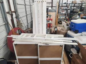 lot 109 image: White bunkbed with underbed storage - appears complete
