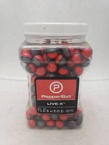 lot 103 image: PepperBall LIVE X PAVA (OC) Powder Round Projectiles 375 Count