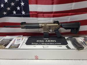 lot 202 image: LWRC M6A2 6.8mm SPC AR15 FDE, Model M6A2R6C16