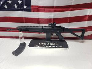 lot 352 image: Sig Sauer SIG556R 7.62x39 Rifle w SIG TAC STS-081 Dot Sight & Magazine