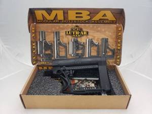 lot 372 image: Luth AR MBA 4 Skullaton Stock Assembly   Black
