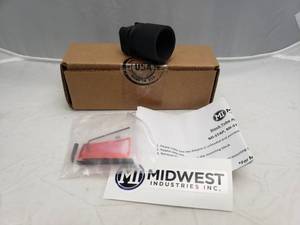 lot 712 image: Midwest Industries Stock Tube With Buffer Tube Adapter   Black