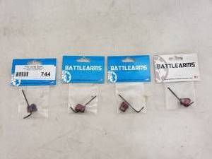 lot 744 image: Lot of 4 Battle Arms Enhanced Modular Magazine Releases, Red