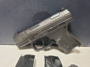 lot 805 image: Walther P99c AS Compact 9mm w Magazines & Case