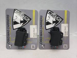 lot 784 image: CDC .380 ACP Single Stack Mag Carrier   Black - QUANTITY 2 - BID IS TIMES THE QUANTITY