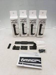 lot 791 image: MAGPUL M LOK Hand Stop Kit   Olive Drab Green - QUANTITY 4 - BID IS TIMES THE QUANTITY