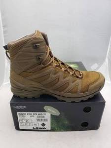 lot 813 image: NEW Lowa Innox Pro GTX Mid TF Coyote Tan Tactical Boots - Size 12