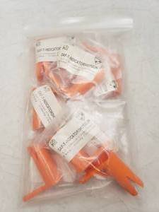 lot 864 image: Lot of 9 12 Gauge Chamber Flag - Safety Orange