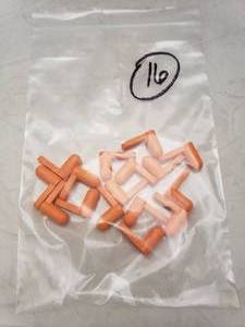 lot 866 image: Lot of 16 9mm Chamber Flag  - Orange