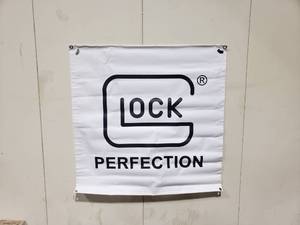 lot 897 image: Glock All Weather Banner.  Measures 3 x 3