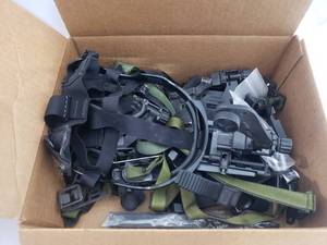 lot 1377 image: Large Lot of Military & L.E. Tactical Helmet & NVG Accessories  Mounts