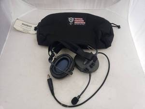 lot 1404 image: Tactical Command Industries Liberator II Headset w Carry Bag