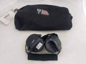 lot 1405 image: Tactical Command Industries DEHP Headset w Carry Bag