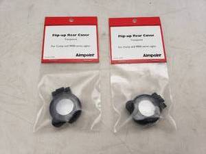 lot 1107 image: Aimpoint Flip up Lenscover for Comp Series and Aimpoint PRO   Rear Clear - QUANTITY 2 - BID IS TIMES THE QUANTITY