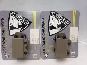 lot 989 image: CDC for Glock 43  Shield Mag Carrier   E2 Tan - QUANTITY 2 - BID IS TIMES THE QUANTITY