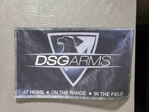 lot 1229 image: DSG Badge Logo Banner.  Measures 5 x 3
