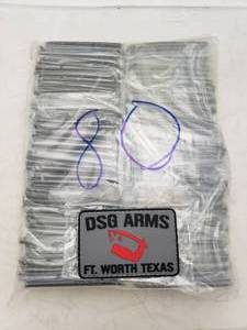 lot 1219 image: Lot of 80 DSG Arms Goliad Flag PVC Patches   BlackGrey
