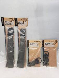 lot 1244 image: MAGPUL MS1 Padded Sling - Ranger Green w MS1 MS3 QD Apadter - Ranger Green - QUANTITY 2 - BID IS TIMES THE QUANTITY