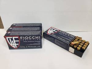 lot 1056 image: Fiocchi Pistol Shooting Dynamics .45 Auto 230gr FMJ Ammo - 50 Rounds Per Box - QUANTITY 4 - BID IS TIMES THE QUANTITY