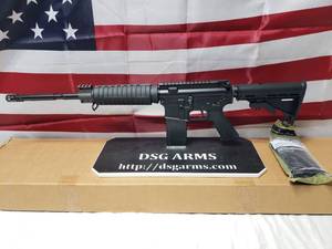 lot 1252 image: NEW Armalite M15 5.56mm Carbine w 16 Barrel & Railed Gas Block w Magazine