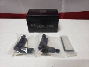 lot 832 image: NEW Knights Armament KM31593 Folding Micro Sight Set.  Includes Front & Rear