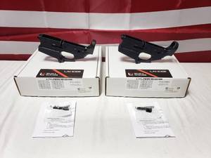 lot 855 image: Lancer L15 Lower Receiver w Standard Mag Well Extension - QUANTITY 2 - BID IS TIMES THE QUANTITY