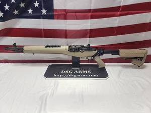 lot 952 image: Springfield M1A .308 w Tan Composite Stock & Vltor M1-S Improved Modstock System