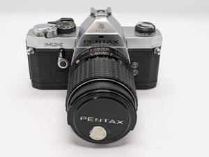 lot 19 image: Pentax MX 35mm Film Camera w Pentax-M f3.5 135mm Lens
