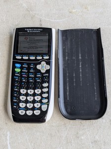 lot 55 image: Texas Instruments TI-84 Plus C Silver Edition Graphing Calculator