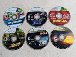 lot 59 image: Lot of 6 - XBOX 360 Games