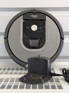 lot 110 image: iRobot Roomba 960 Vacuum Machine w Charging Dock