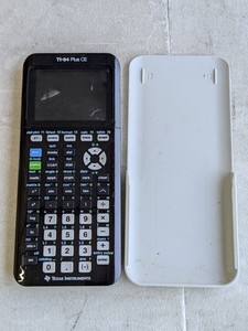 lot 117 image: Texas Instruments TI-84 Plus CE Graphing Calculator - For Parts