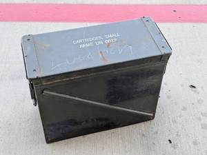 lot 153 image: Cartridges Small Ammo Box