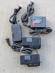 lot 223 image: Lot of 4 - Sony Camcorder Battery Chargers