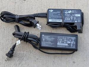 lot 225 image: Lot of 2 - DJI Drone Chargers