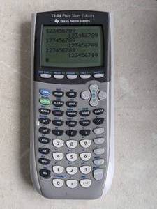 lot 233 image: Texas Instruments TI-84 Plus Silver Edition Graphing Calculator