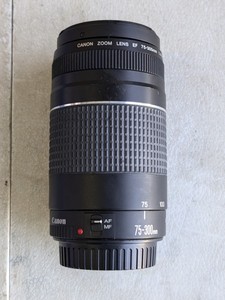 lot 262 image: Canon EF 75-300mm f4-5.6 III Lens
