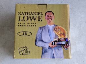 lot 266 image: 2023 Nathaniel Lowe Gold Glove Bobblehead