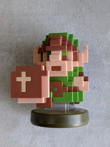 lot 274 image: Nintendo Link Amiibo Figure  Legend of Zelda  Breath of the Wild  8 Bit Loose