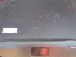 lot 53 image: HP black printer unknown working condition