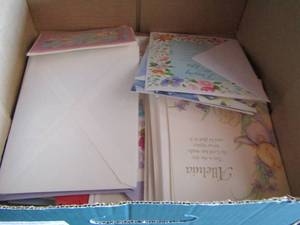 lot 62 image: bunch of cards for various occasions