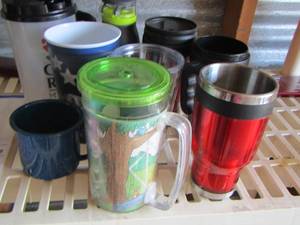 lot 75 image: various drinking cups